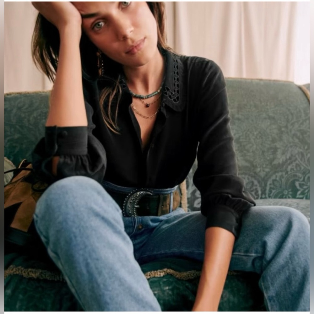 NWT Sezane Suzane shirt